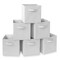 Casafield Set of 6 Collapsible Fabric Cube Storage Bins - 11" Foldable Cloth Baskets for Shelves, Cubby Organizers & More